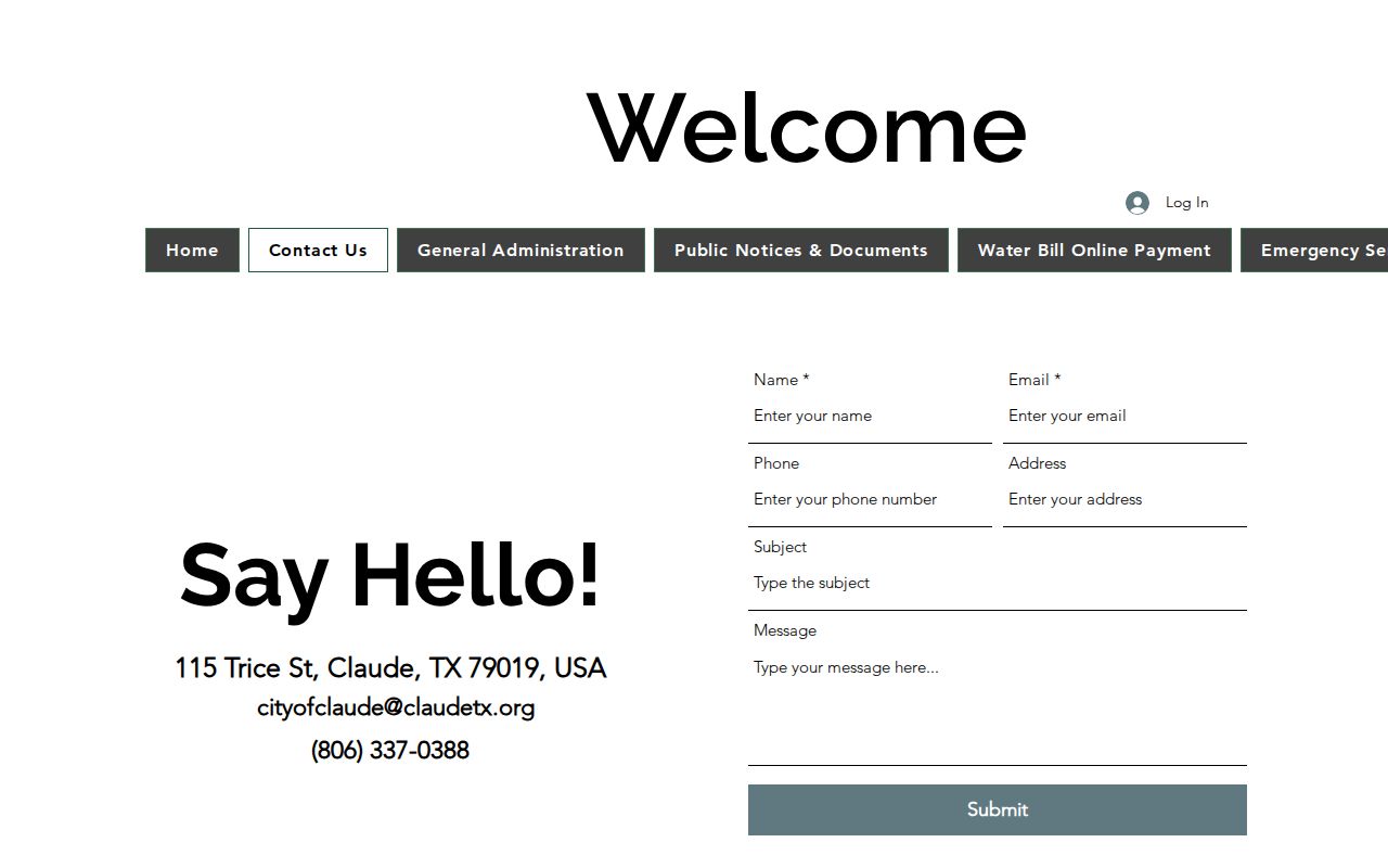 Armstrong County Claude municipal records contact source